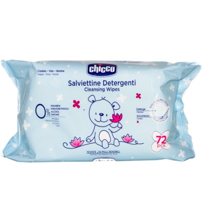 Chicco salviettine detergenti 72pz