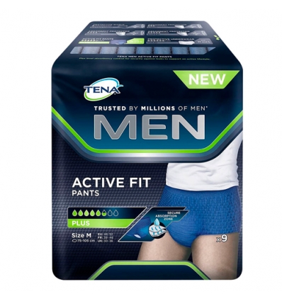 Tena Men active fit pants plus M 9pz