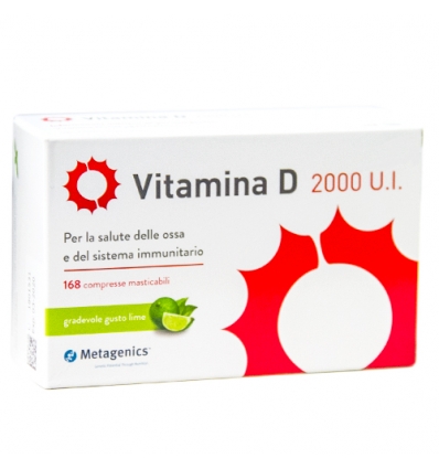 Metagenics Vitamina D 2000 U.I. 168cpr lime