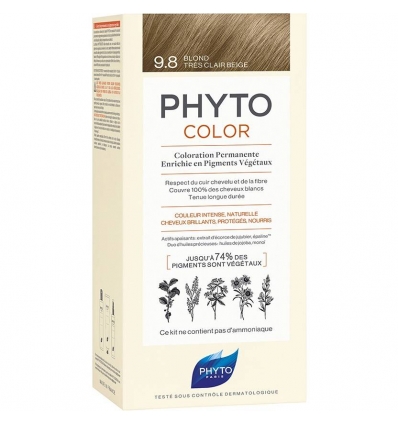 Phyto color 9.8 biondo chiarissimo cenere